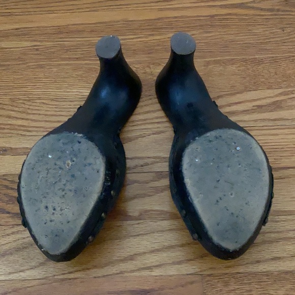Reinhard Plank black leather clogs - Picture 4 of 5